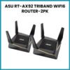 ASU RT-AX92 TRIBAND WIFI6 ROUTER-2PK