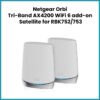 Netgear Orbi Tri-Band AX4200 WiFi 6 add-on Satellite